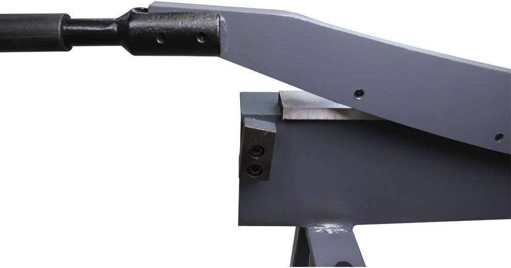 KAKA Industrial Sheet Metal Plate Shear, Solid Steel Frame, Mounting Type Metal Shear, High Precision Manual Hand Plate Shear (HS-52)