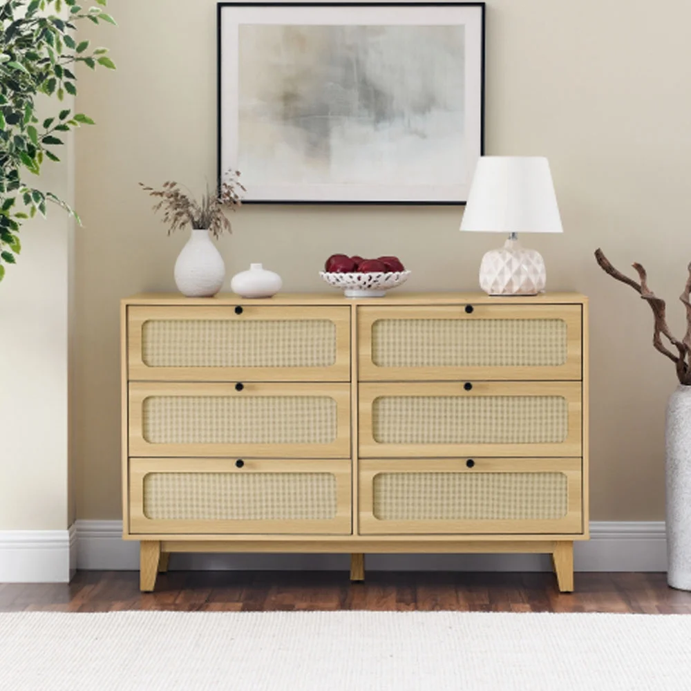 Drawer bedroom dresser. wooden antique dresser. TV cabinet bedroom living room corridor storage dresser. storage box drawer cabinet. six-drawer