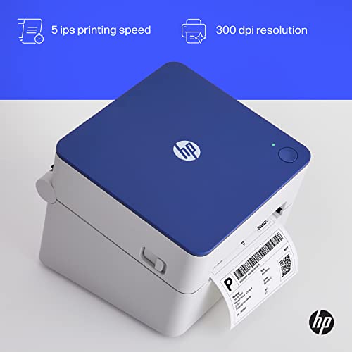 HP Shipping Label Printer, 4x6 Commercial Grade Direct Thermal, Compact & Easy-to-use, High-Speed 203 DPI Printer, Barcode Printer