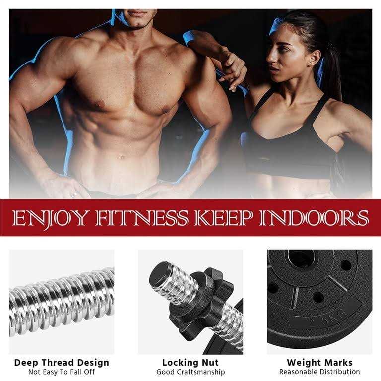 Topeakmart 66 Lb. Dumbbells Weight Set Adjustable Dumbbell Set Home Training Dumbbell Pair Black - Sports Supplies Online Store