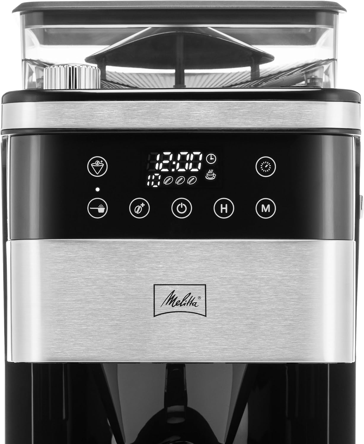 Melitta® Aroma Fresh™ Plus 10-Cup Automatic Drip, Programmable Coffee Maker with built in Coffee Grinder