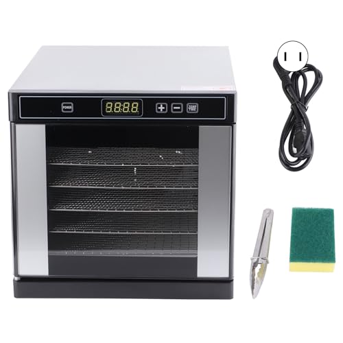 Freeze Dryer, Energy saving 6 Layers Stainless Steel Food Dehydrator for Jerky