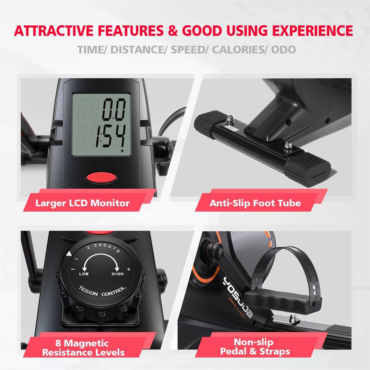 YOSUDA Under Desk Bike Pedal Exerciser for Home - Sports Supplies Online Store