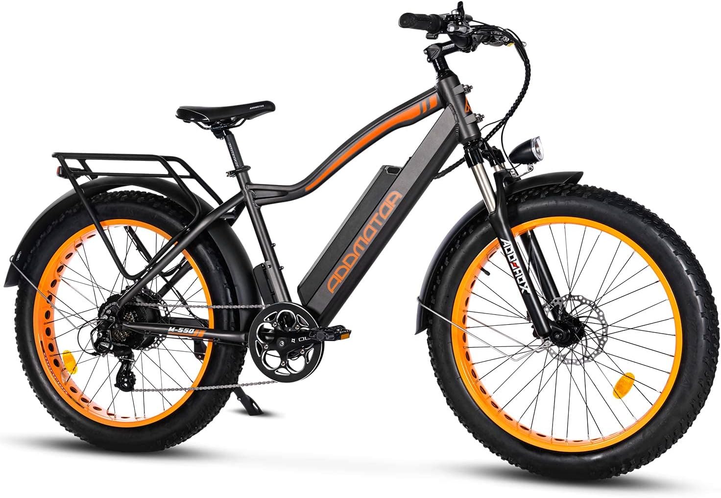Addmotor M-550 Electric Bike Adults, 750W Motor, 26MPH, 48V 17.5Ah Removable Lithium-Ion Battery, 26'' Fat Tire Ebike