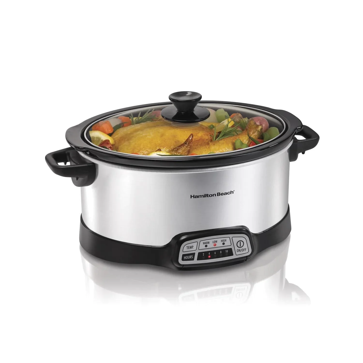 Hamilton Beach Silver 7-quart Programmable Slow Cooker