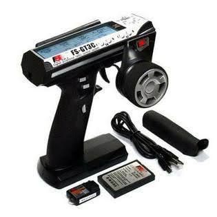 Flysky Fs-gt3c 2.4GHz 3CH Transmitter w/ Fs-gr3e Receiver for RC Car Boat J3V4