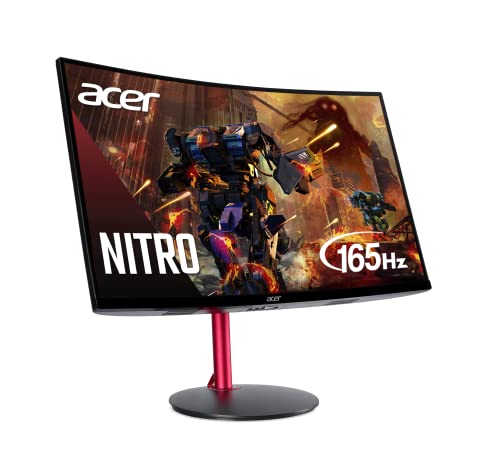 Acer Nitro 27" Full HD 1920 x 1080 1500R Curve PC Gaming Monitor | AMD FreeSync Premium | 165Hz Refresh | 1ms (VRB) | ZeroFrame Design | 1 x Display