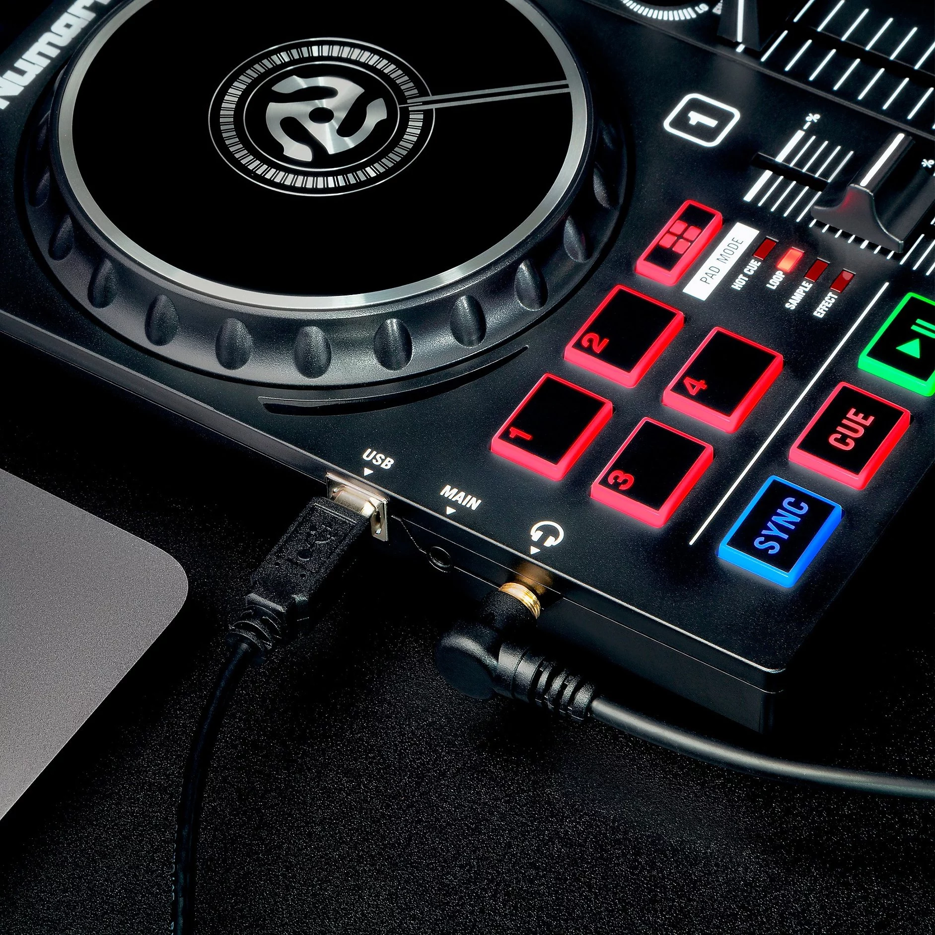 Numark Beginners Party Mix II - DJ Controller Set with Built-In Lights, Mixer for Serato Lite and Algoriddim Pro AI - Radiant Selections