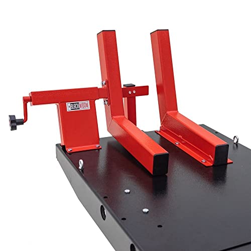 Black Widow BW-PROLIFT-HD Pneumatic ProLift Motorcycle Scissor Lift Table - 1,500 lb. Maximum Capacity and 31.25" Maximum Lift Height