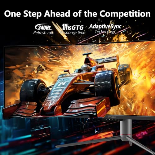 INNOCN 45C1R 45 Inch 5120 x 1440p Ultrawide Curved Gaming Monitor, R1500, HDR400, USB Type-C 90W Power Delivery, PIP/PBP, Built-in Speaker