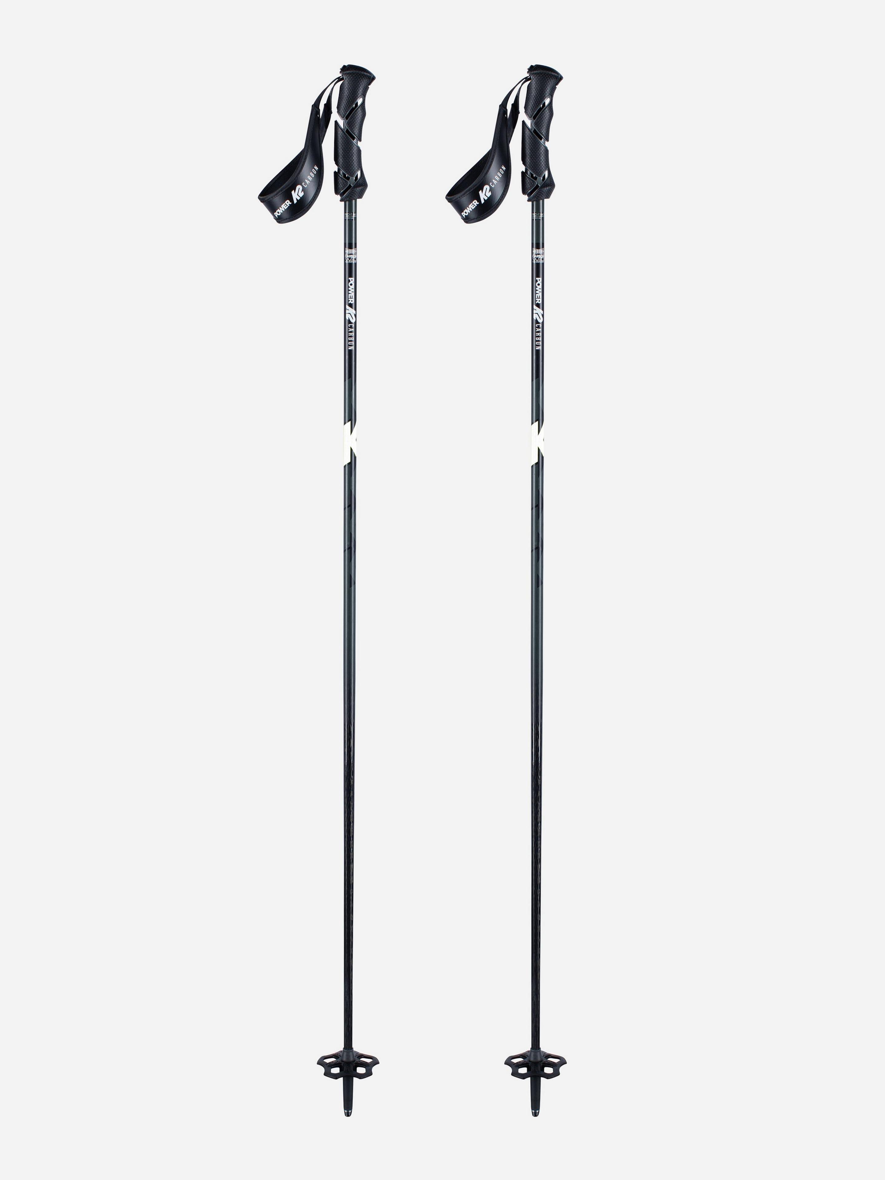 K2 Power Carbon Ski Poles Slate 50
