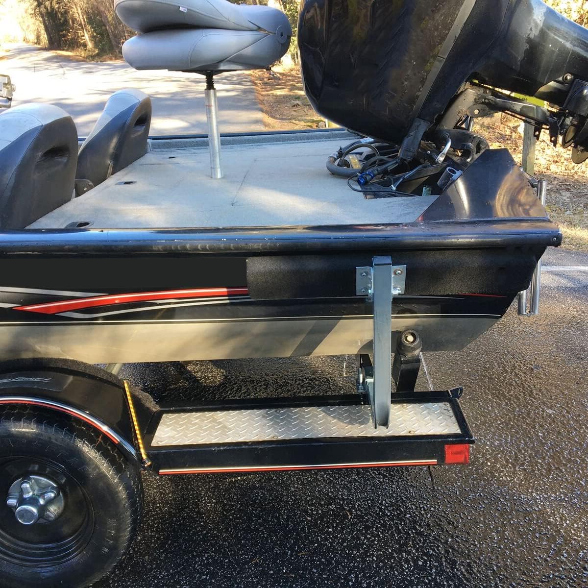 KUAFU Carpeted Boat Trailer Guide Bunk Board Guide On Board Solid & Easy Operation