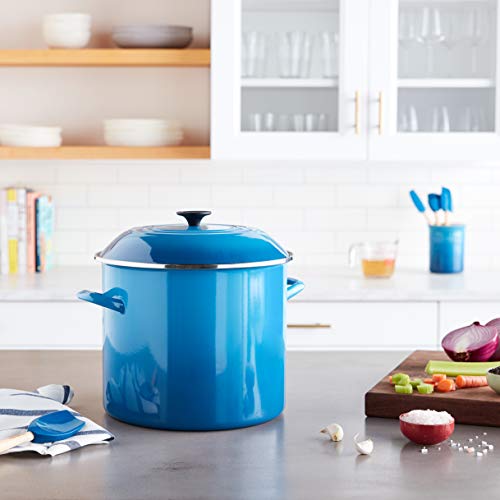 Le Creuset Enamel on Steel Stockpot, 10 qt., Olive