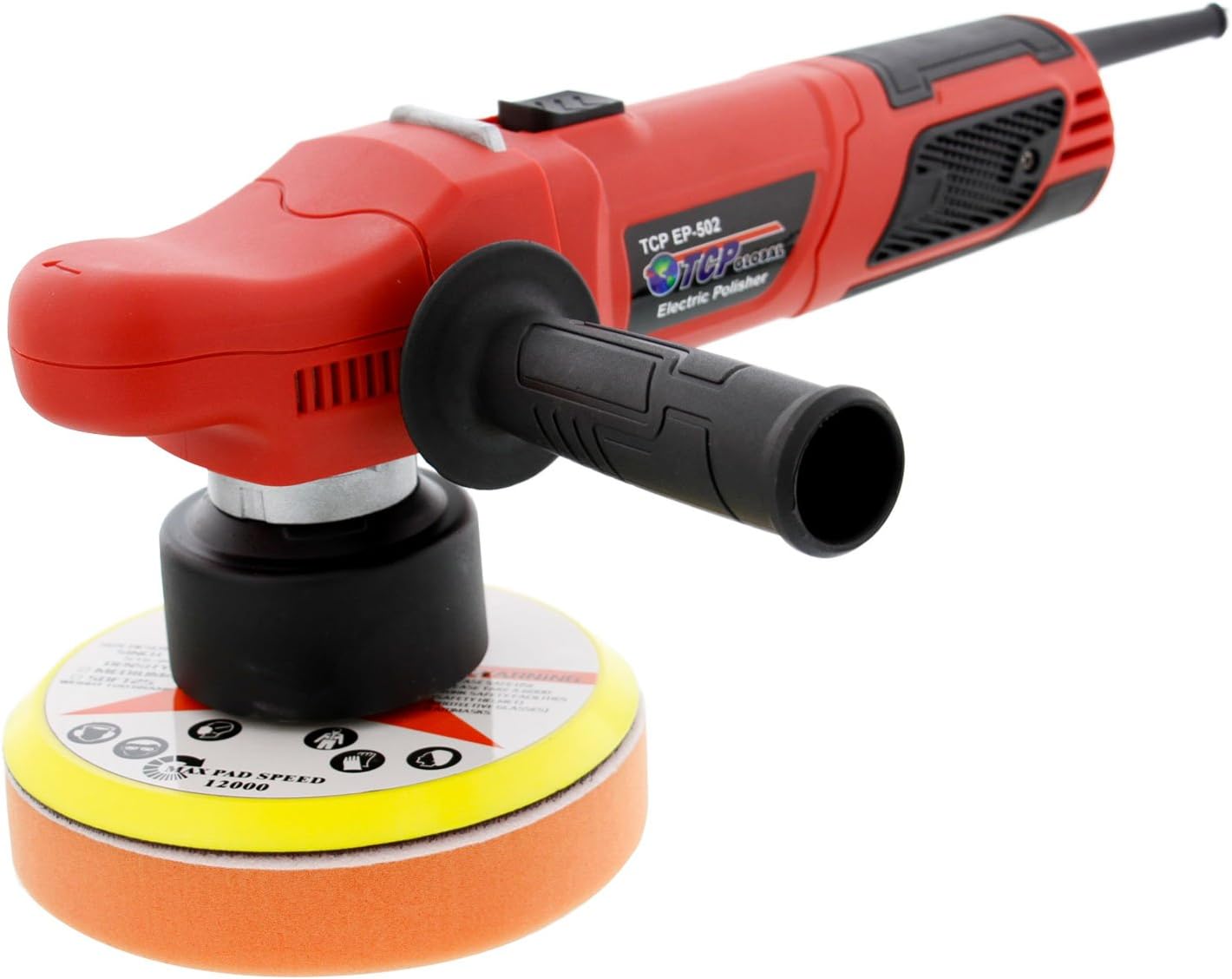 TCP Global 6" Variable Speed Random Orbit Dual-Action Polisher; Professional High Performance - Buff, Polish & Detail Car Auto Paint Pack of 2