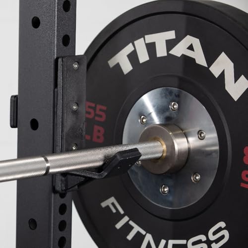 Titan Fitness T-3 Series Short Squat Stand 72" Reinforced J-Hooks