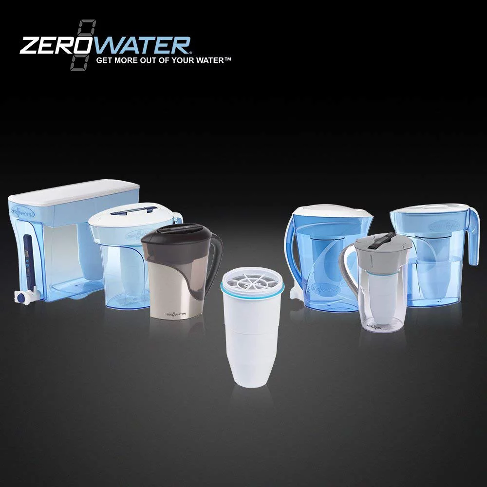 Zero Water Replacement Filter For Pitchers & Dispenser ZR-008 (8 Pack)