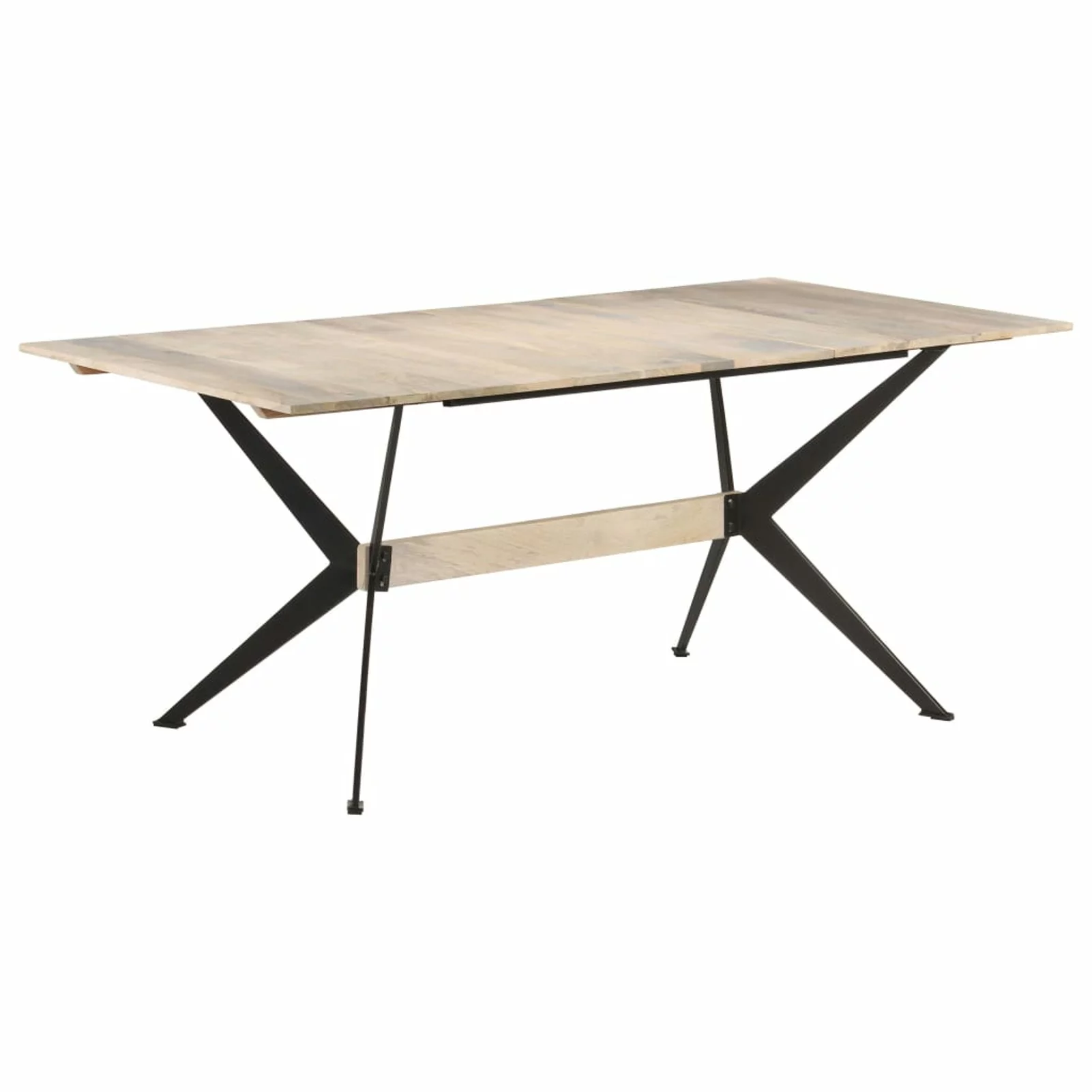 Aibecy Dining Table 70.9"x35.4"x29.9" Solid Mango Wood
