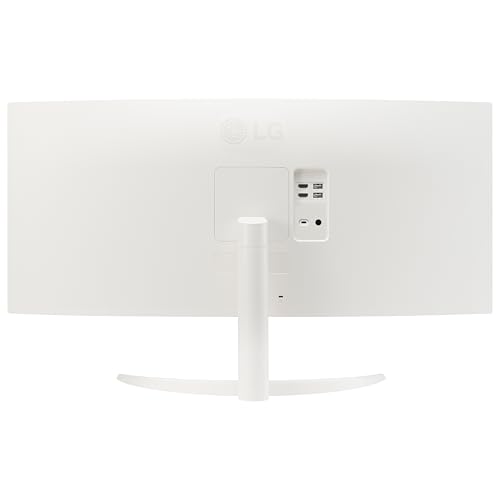 LG 34SR63QA-W 34 inch Smart Curved Monitor with Streaming TV, QHD 1440p, UltraWide Screen, USB Type-C 65W PD, 1800R, webOS, HDR10, 100Hz