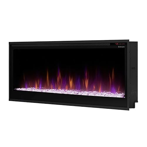 Dimplex 36 Inch Slim Built-in Linear Electric Fireplace | Shallow 4-Inch Depth with Multi-Fire Color Technology