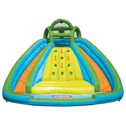 Little Tikes Rocky Mountain River Race Inflatable Slide Bouncer Multicolor, 161.00''L x 169.00''W x 103.00''