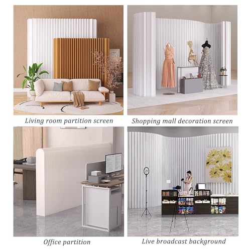 Room Dividers Folding Retractable Room Divider Paper Screen Partition