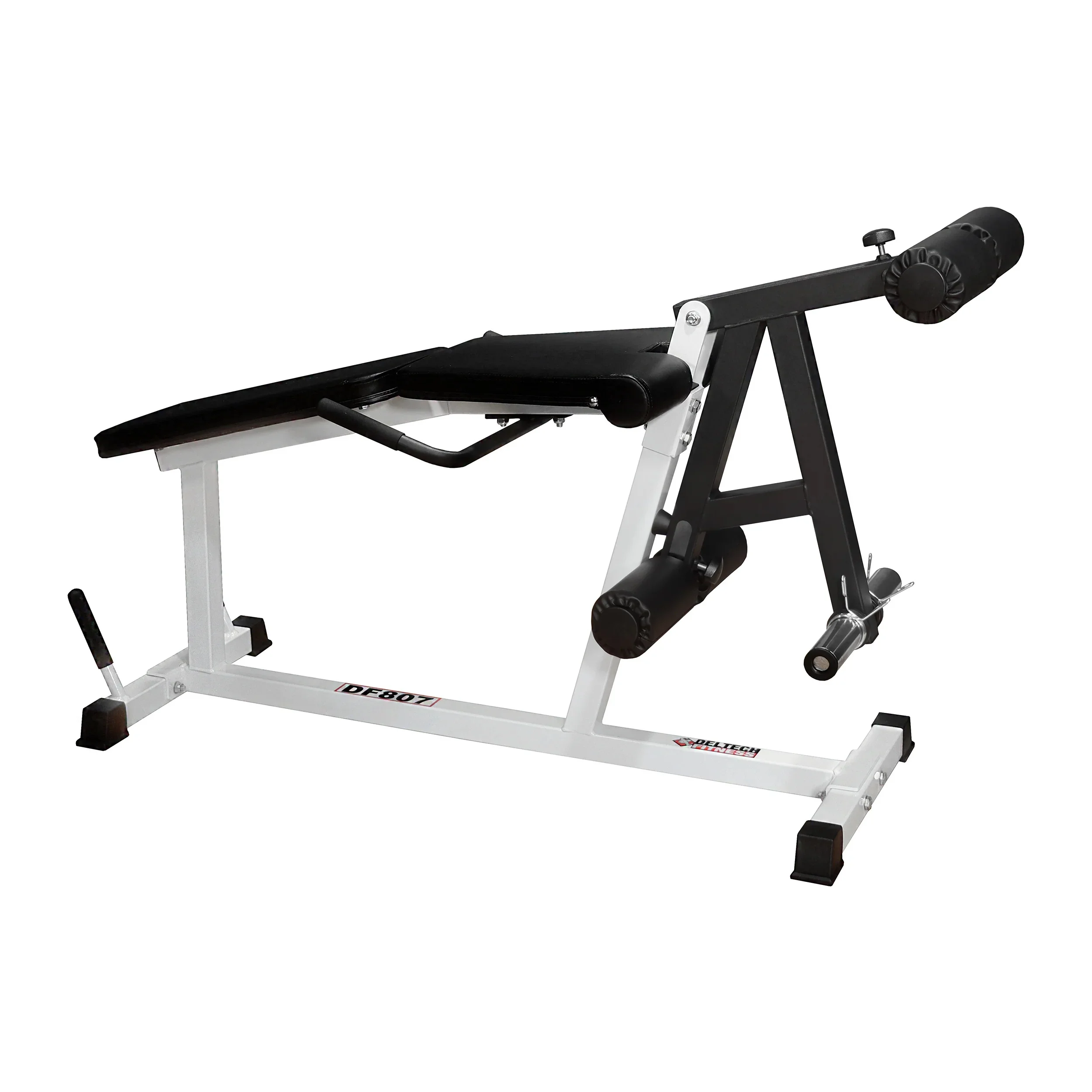 Deltech Fitness Leg Extension/Leg Curl Machine Model #DF807, Olympic or Standard Weight Plates