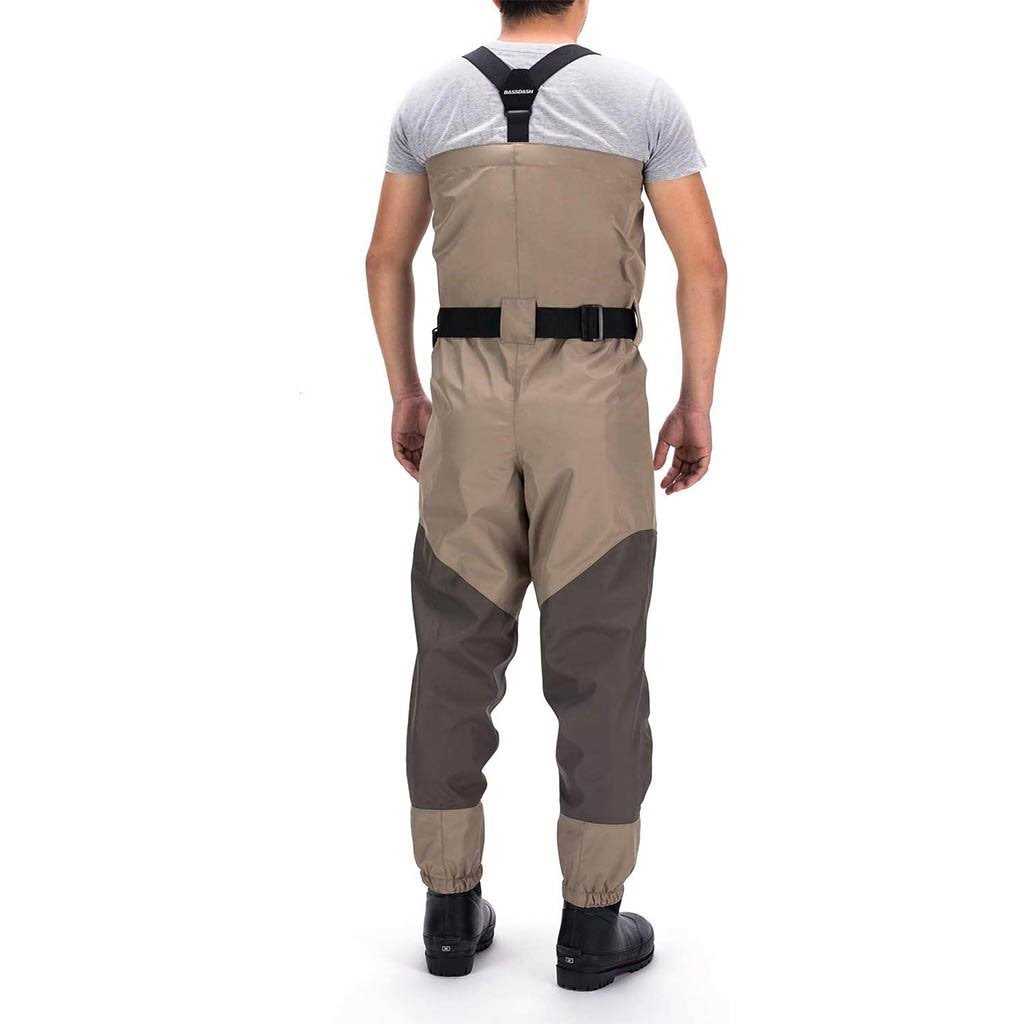 Bassdash Mens Breathable Chest And Waist Convertible Waders for Fishing Hunting - Sports Supplies Online Store
