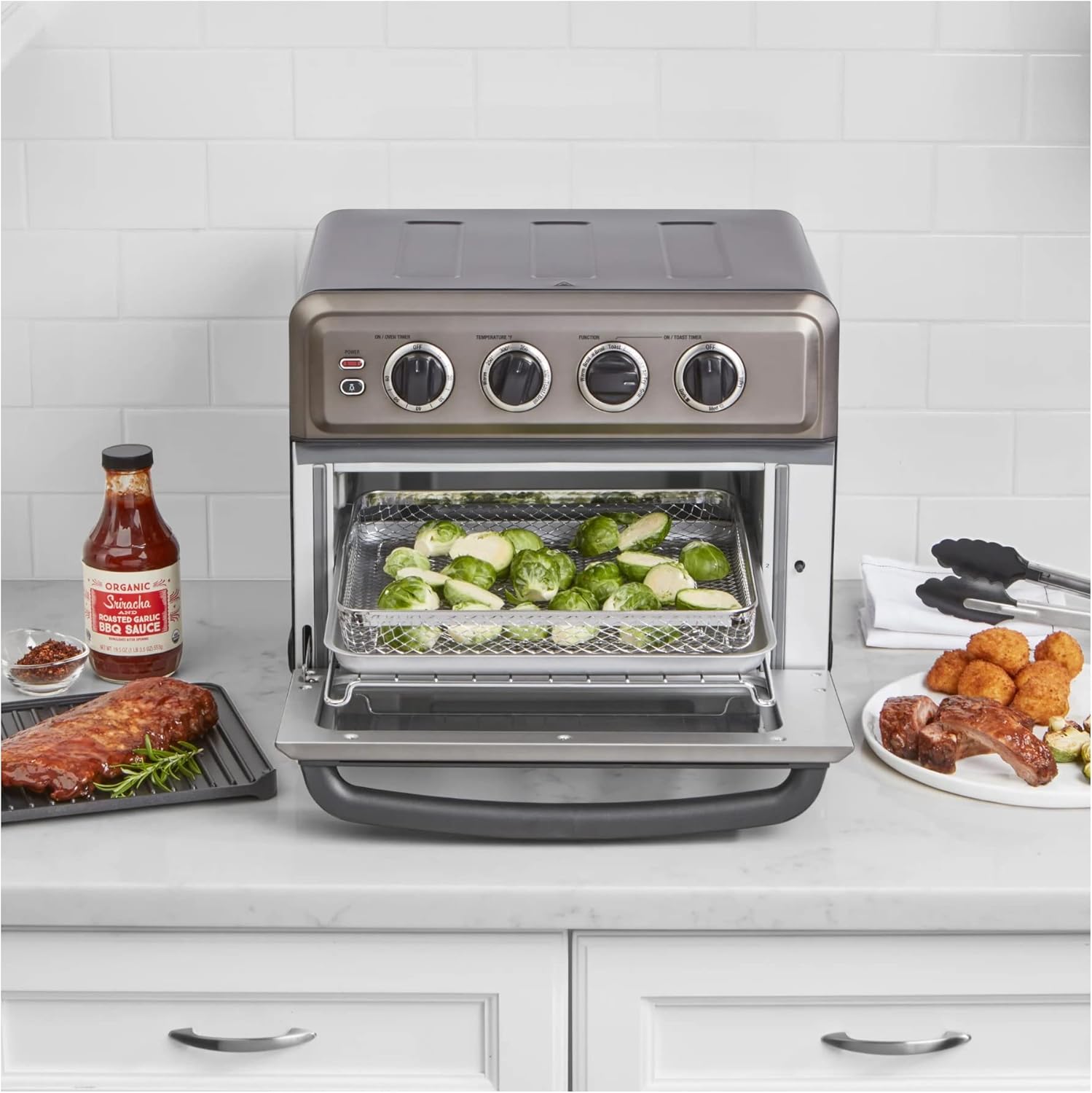 Cuisinart TOA-70BKS AirFryer Oven with Grill,Black