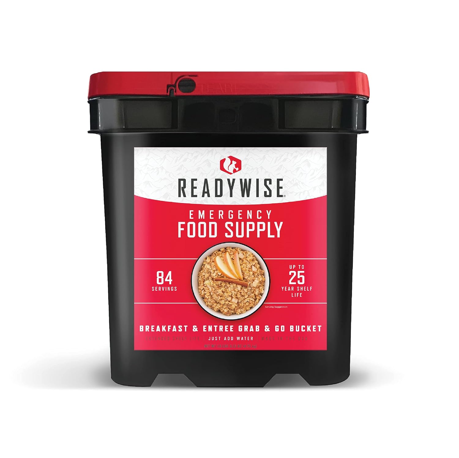 ReadyWise Emergency Food Supply, Freeze-Dried Survival-Food Disaster Kit for Hurricane Preparedness, Camping Food, Prepper Supplies