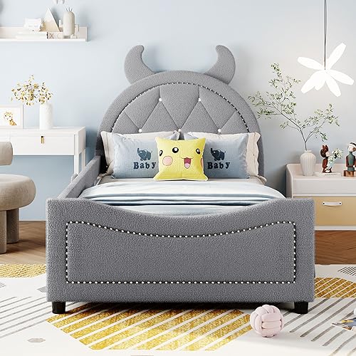 DNYN Queen Size Murphy Bed with Storage Drawer(Large) & Charging Station for Bedroom,Convertible Pinewood Wall Bedframe w/Stylish Cabinet Design