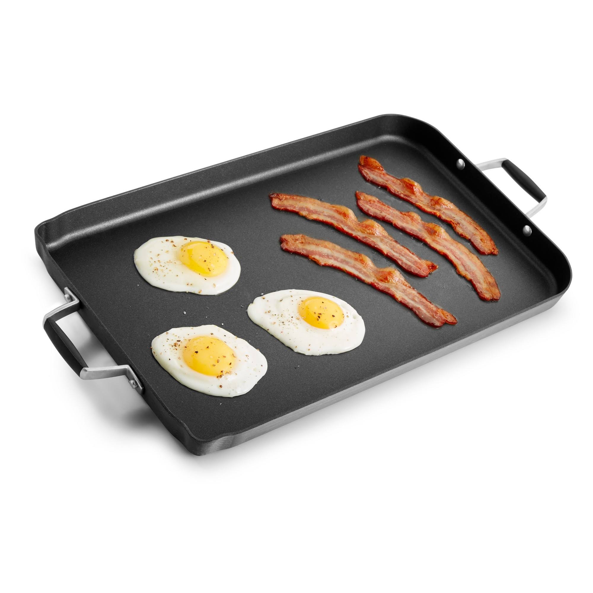 Select Calphalon Double Griddle, Hard-Anodized, Nonstick, 22 Inches