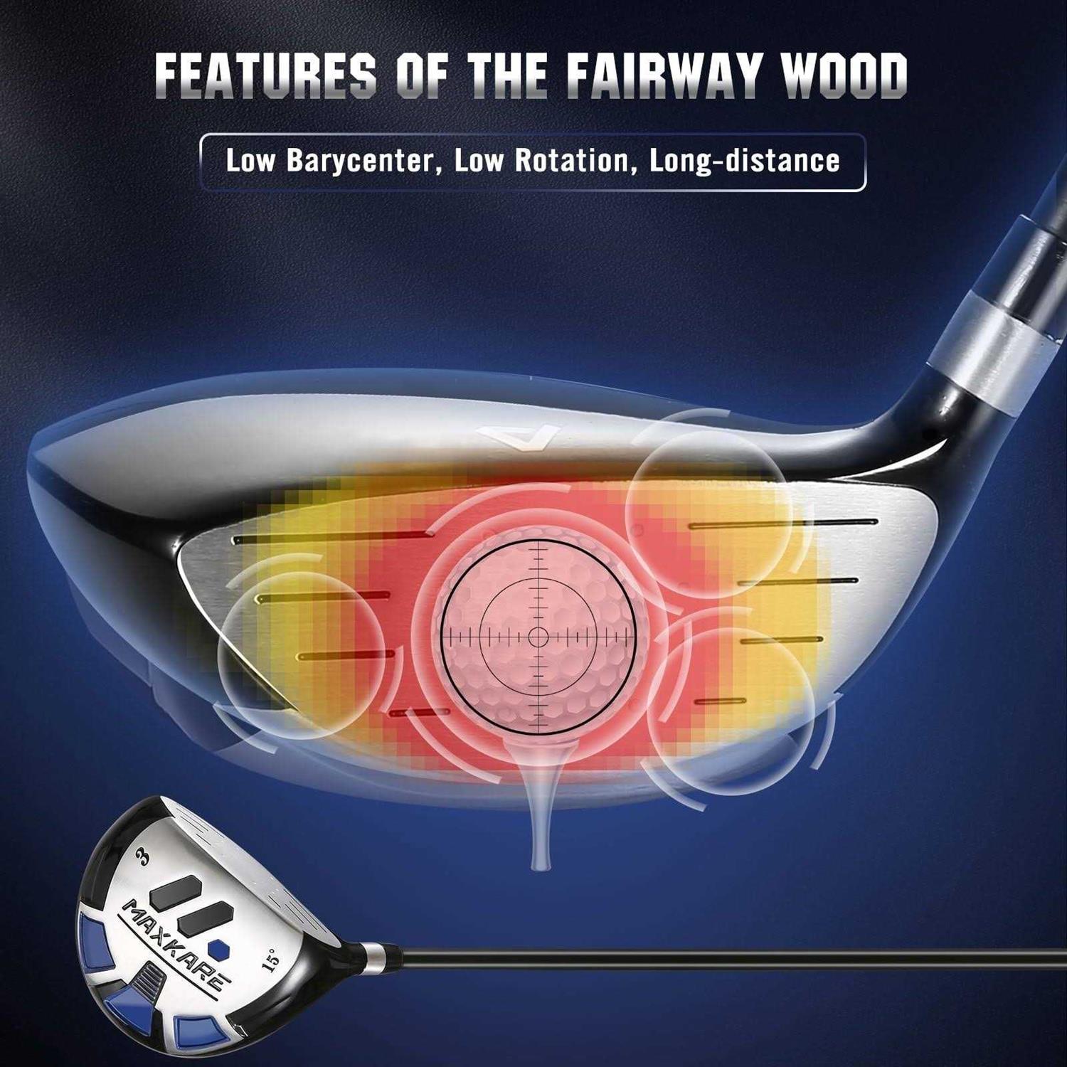MaxKare Complete Golf Clubs Set Golf Mens Regular 13-Piece Complete s - Sports Supplies Online Store