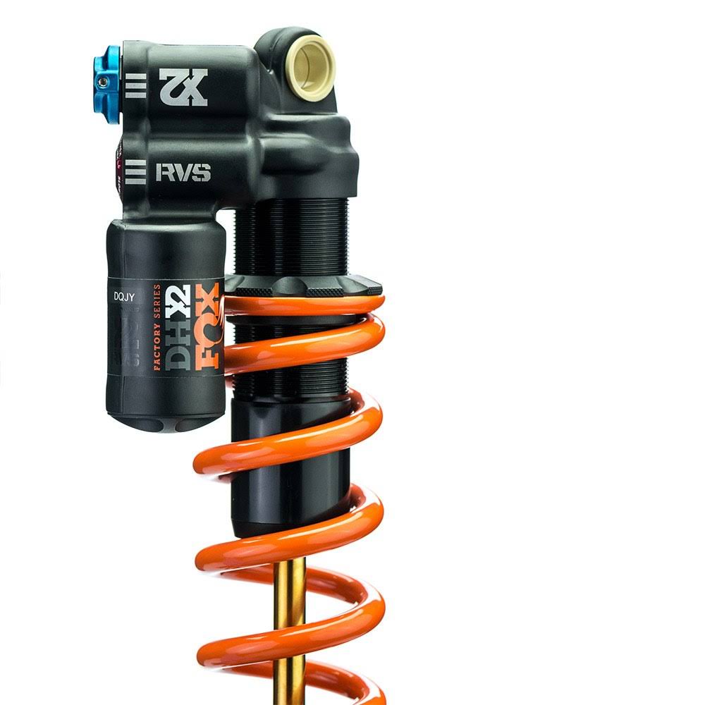 Fox DHX2 Factory Rear Shock Metric 230x65mm 2-Position Lever Ti-Nitride Coat