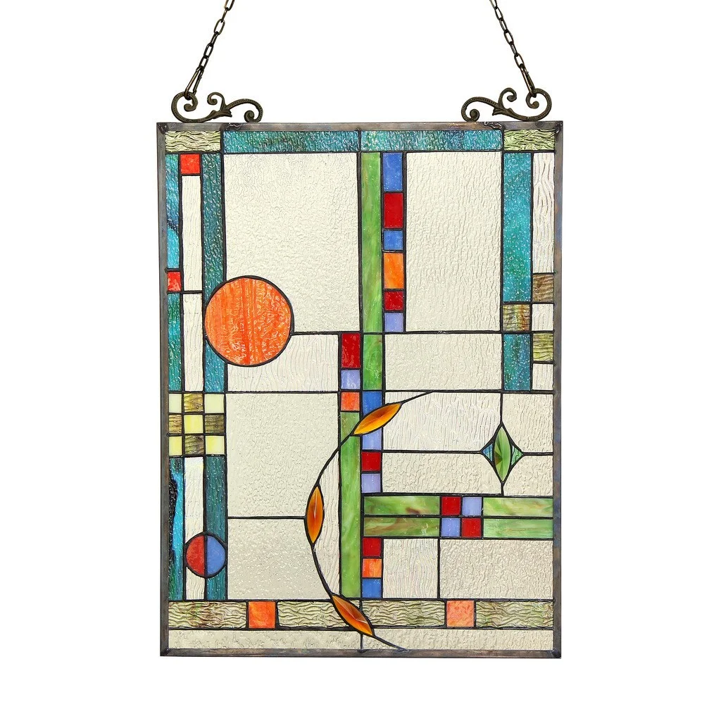 Chloe Lighting Tiffany Style Window Panel/Suncatcher