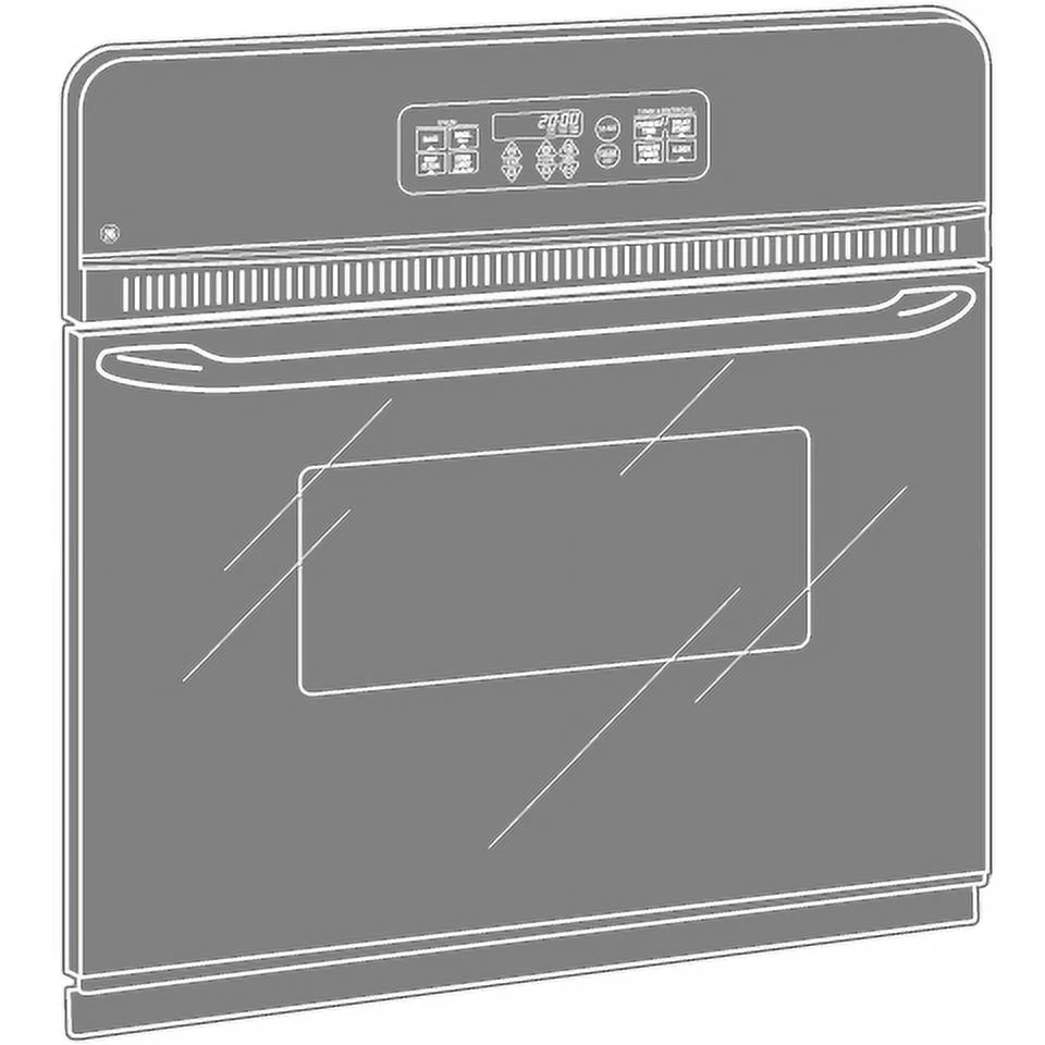 GE APPLIANCES JRP20WJWW GE(R) 24 Electric Single Self-Cleaning Wall Oven
