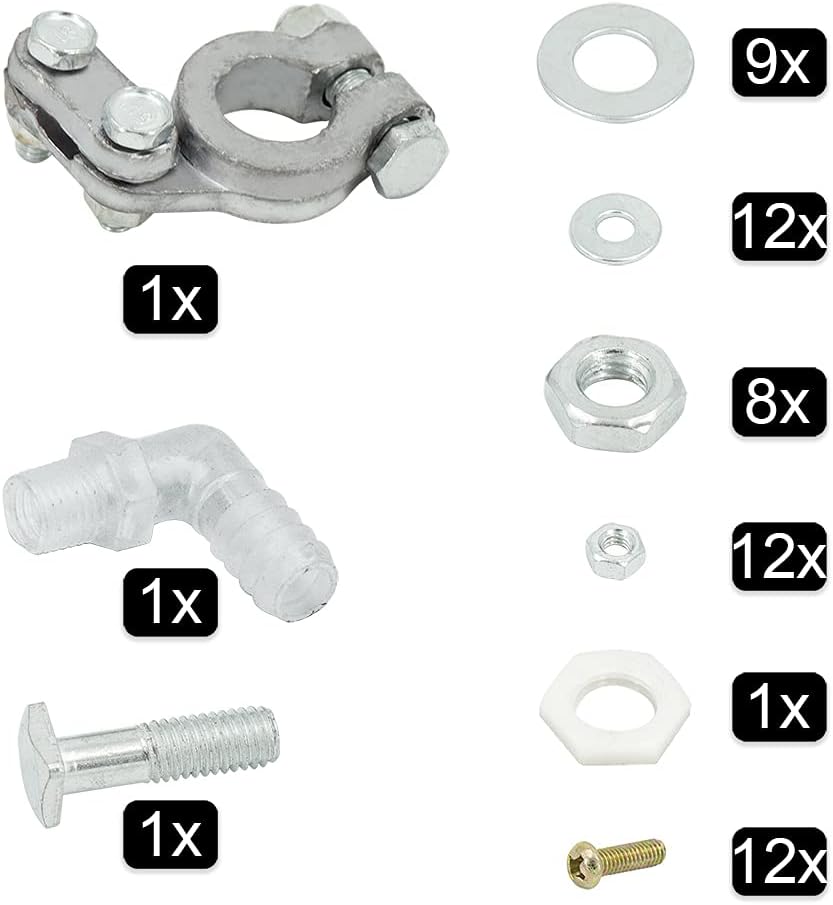 CNRAQR Complete Aluminum Battery Box Relocation Kit Universal Billet Race Off Road Kit fit for all cars