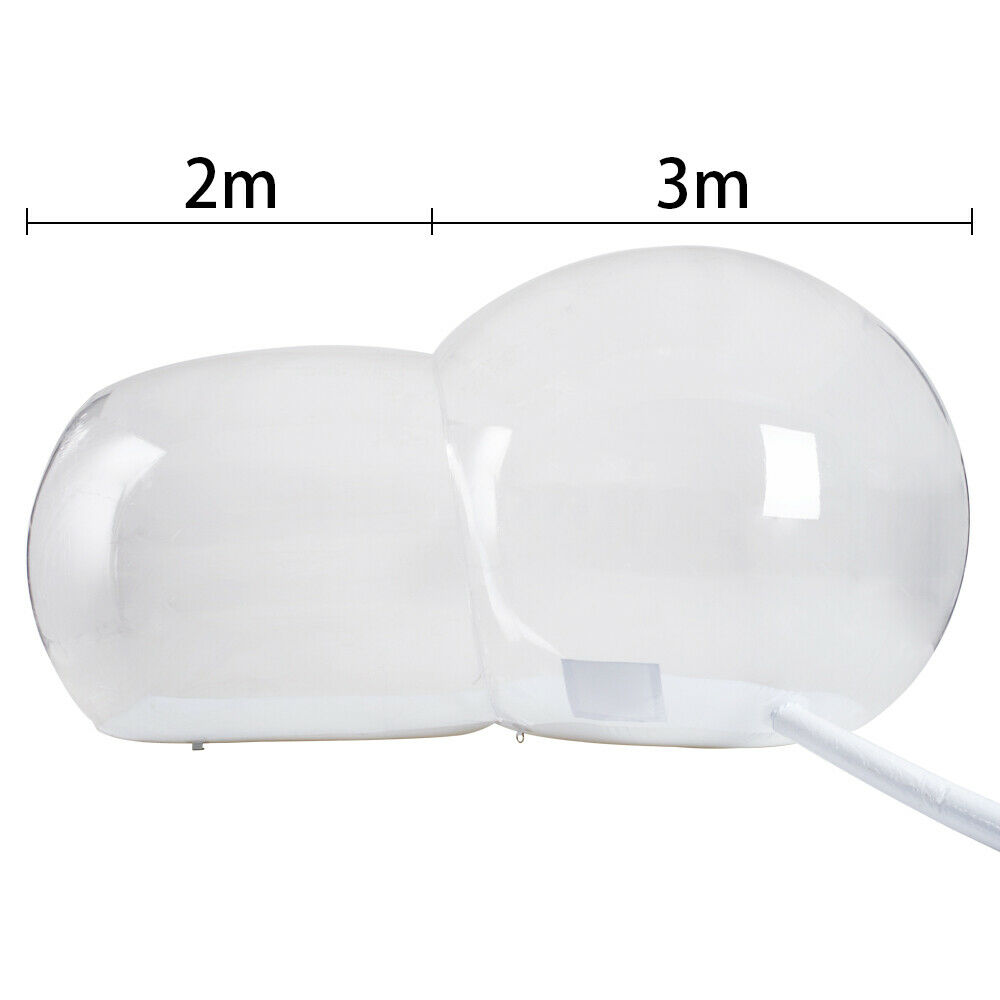 3m Inflatable PVC Clear Eco Dome Camping Bubble Tent Outdoor W/Blower 3M Inflatable Commercial Grade PVC Clear Eco Dome Camping Bubble Tent+Air