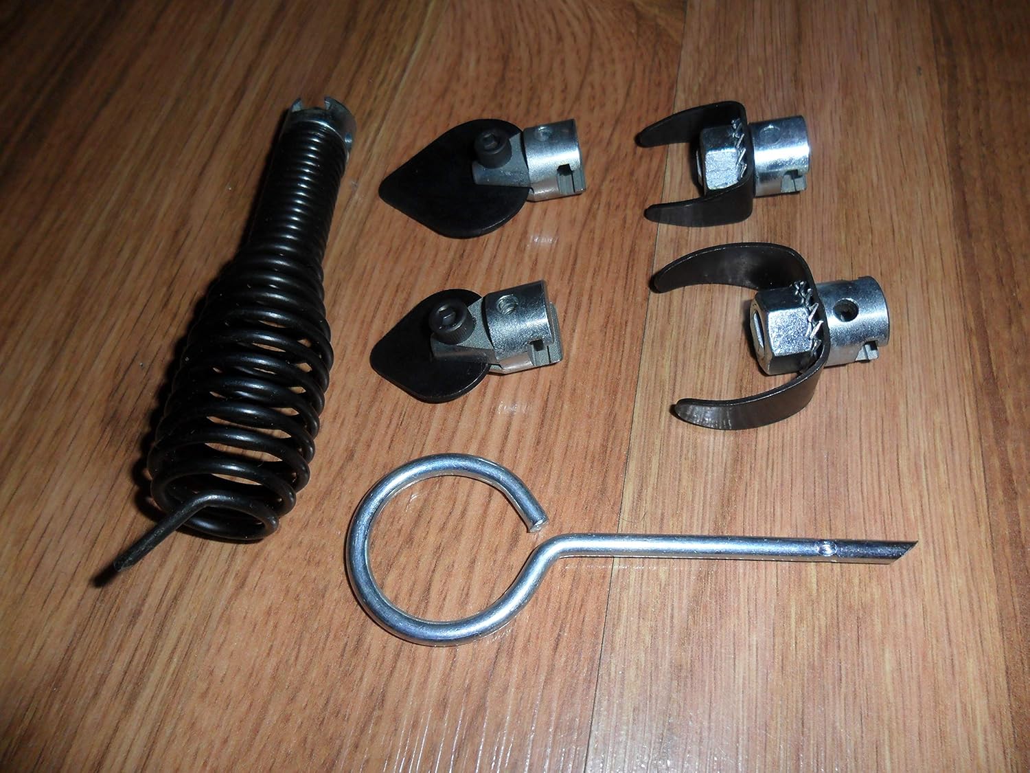 Drain Cleaner 6 Piece Bit Set For K-375 K-380 K-400 K40 K50 K-3800 With 5/8" Cable End Pack of 2