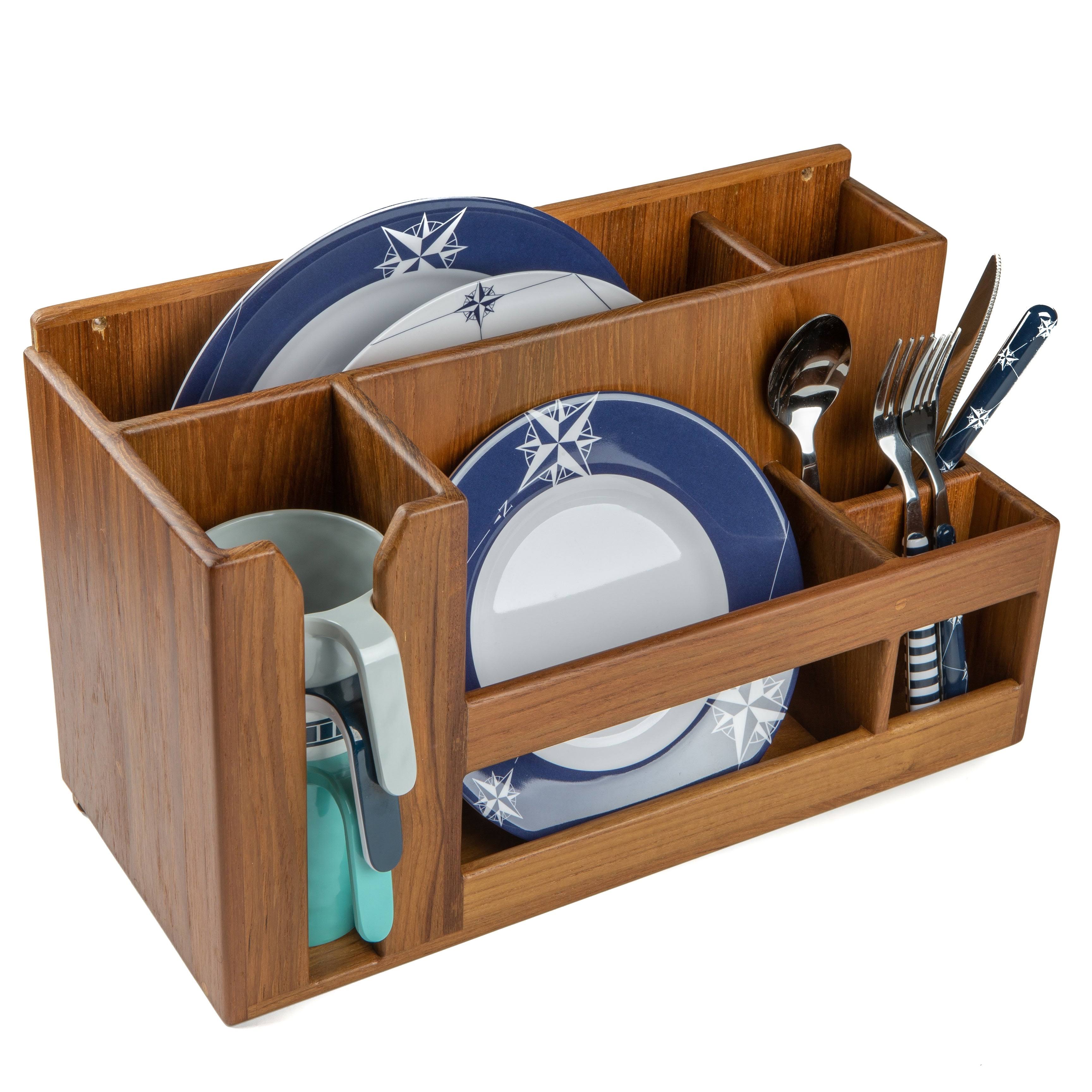 Whitecap - Teak Dish/Cup/Utensil Holder