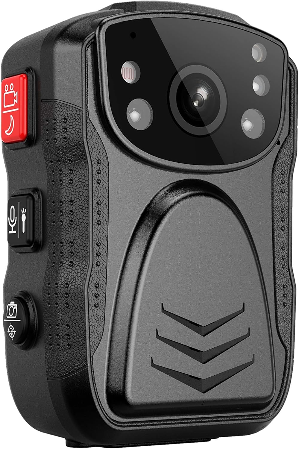 PatrolMaster 1296P UHD Body Camera with Audio (Build-in 128GB), 2 Inch Display, Night Vision, Waterproof, Shockproof