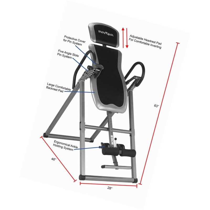 Innova Health and Fitness Innova Fitness ITX9600 Heavy Duty Inversion Therapy Table - Sports Supplies Online Store