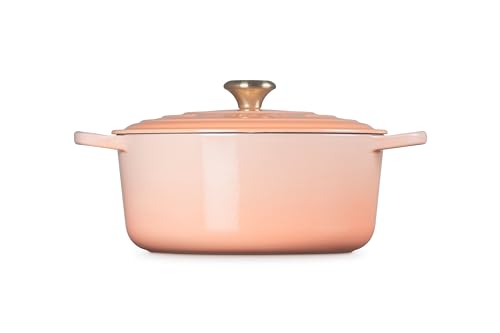 Le Creuset Enameled Cast Iron Signature Round Dutch Oven, 5.5 qt., Cerise