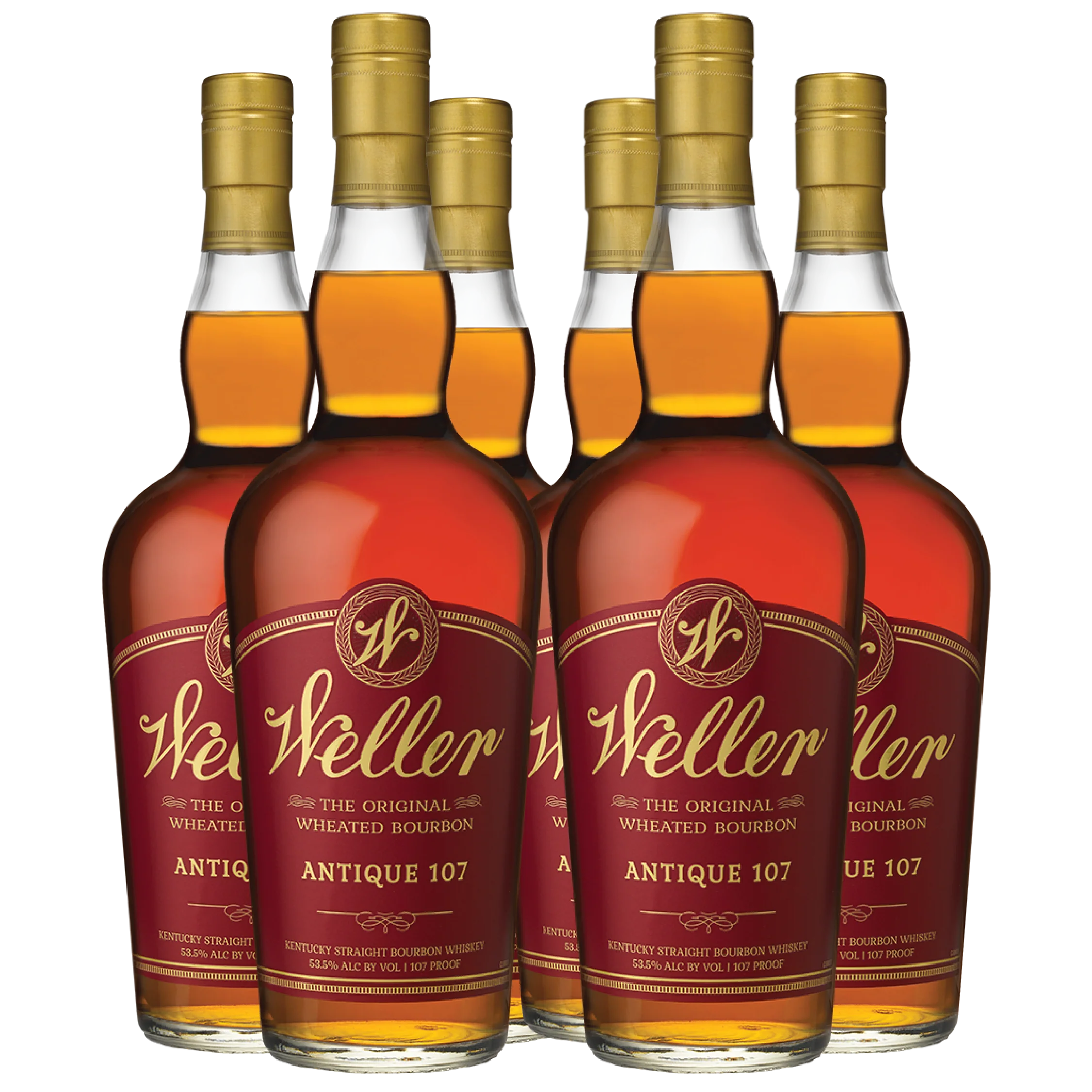6 - W.L. Weller Antique 107 Bourbon Bundle - Nestor Liquor
