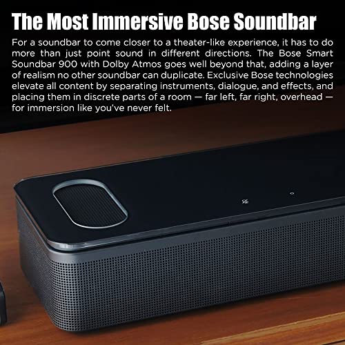 Bose Smart Soundbar 900 Dolby Atmos with Alexa Built-In, Bluetooth connectivity - Radiant Selections