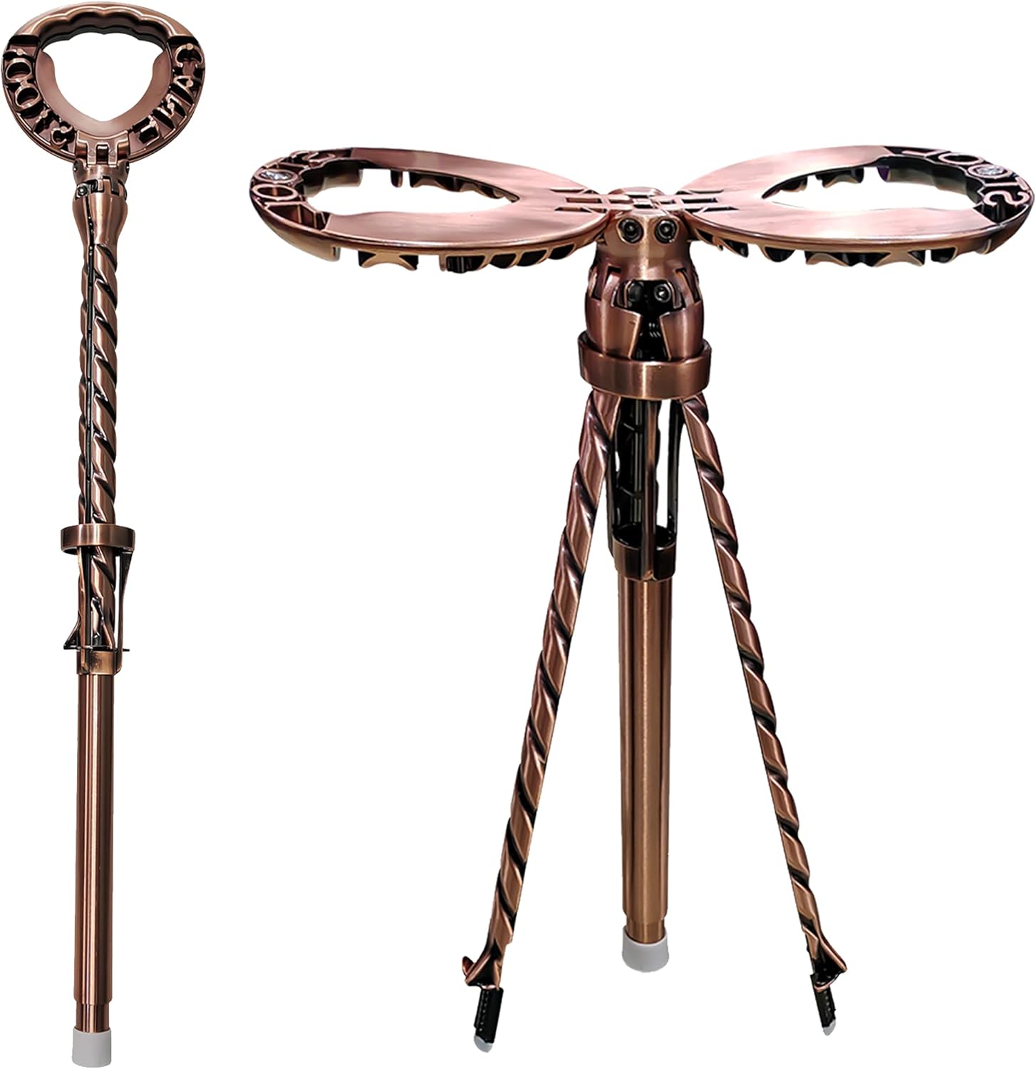 LOCYOP Portable Cane Stool Walking Cane with Seat Folding Cane Seat Walking Stools for Adults Stick Chair Retractable Lightweight Walking Stool for