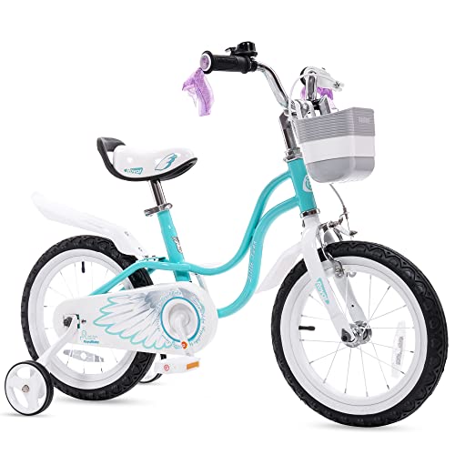 Royalbaby Princess Girls Kids Bike 12 14 16 18 20 Inch Children Bicycle with Basket for Age 3-12 Years