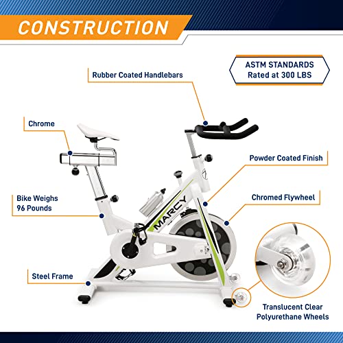 Marcy Club Revolution Bike Cycle Trainer for Cardio Exercise, Multiple Colors Available