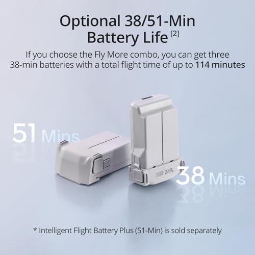 DJI Mini 3 (Drone Only), Lightweight 3x Mechanical Gimbal Mini Camera Drone with 4K HDR Video, 38-min Flight Time, True Vertical Shooting