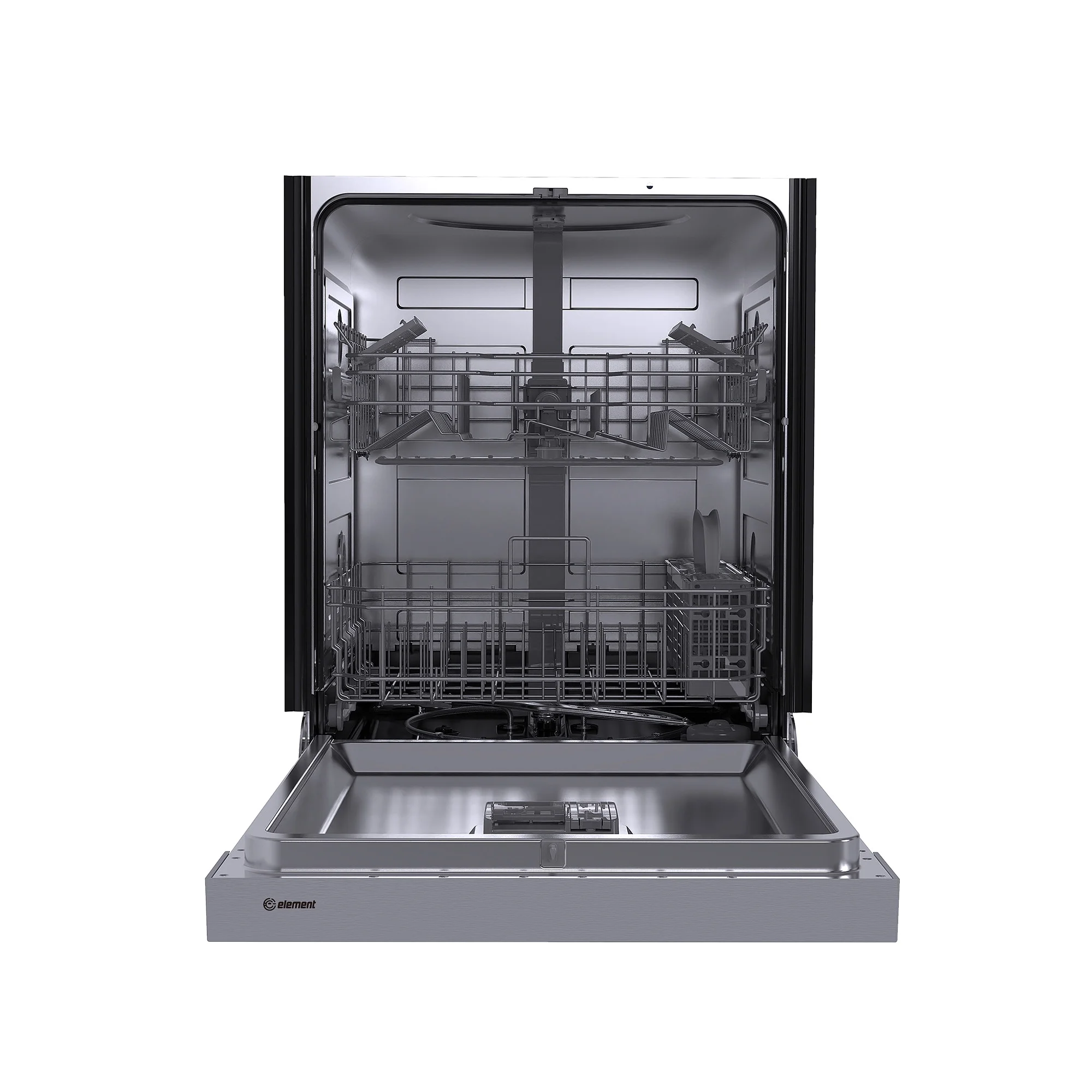 Element Electronics 24" Front Control Built-in Dishwasher - Stainless Steel (ENB5322HECS)