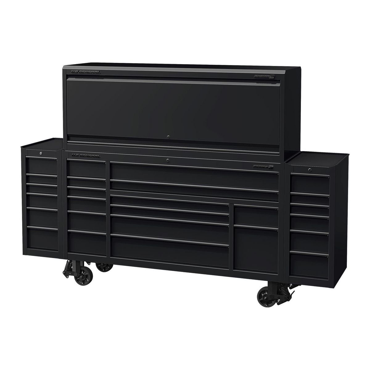 U.S. GENERAL 15 in. End Cabinet, Series 3, Slate Gray